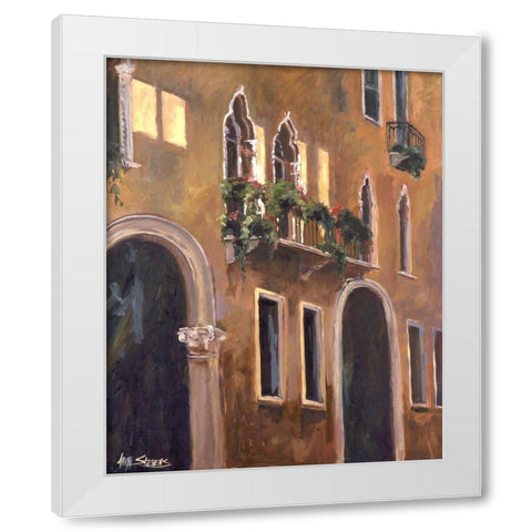 Scenic Italy VI White Modern Wood Framed Art Print by Stevens, Allayn