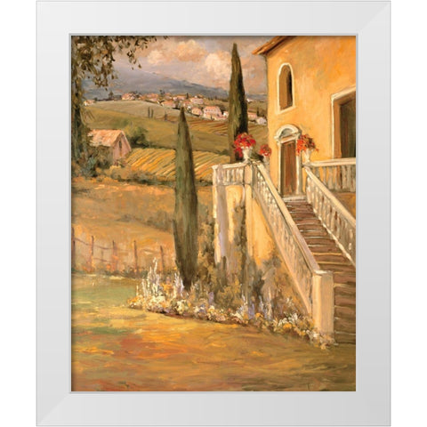 Scenic Italy IX White Modern Wood Framed Art Print by Stevens, Allayn