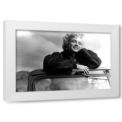 My Favorite White Modern Wood Framed Art Print by Eversen, Robert G.