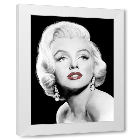 Stardust White Modern Wood Framed Art Print by Michaels, Jerry