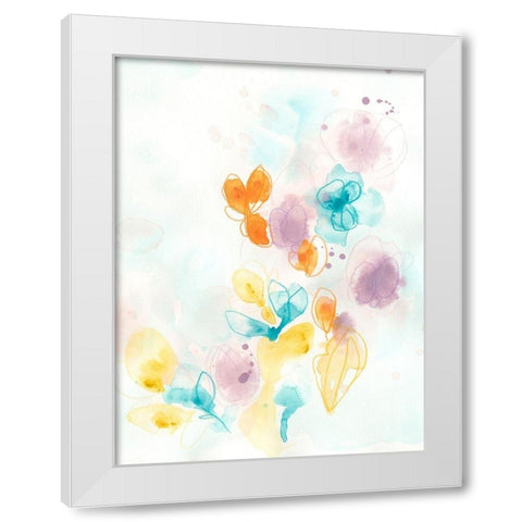 Jubilee II White Modern Wood Framed Art Print by Vess, June Erica