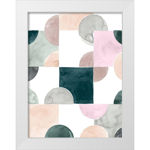 Muted Mystery I White Modern Wood Framed Art Print by Popp, Grace