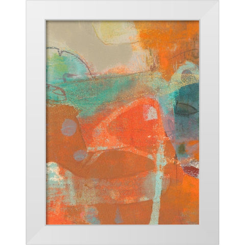 Alira I White Modern Wood Framed Art Print by Jachimiec, Sue