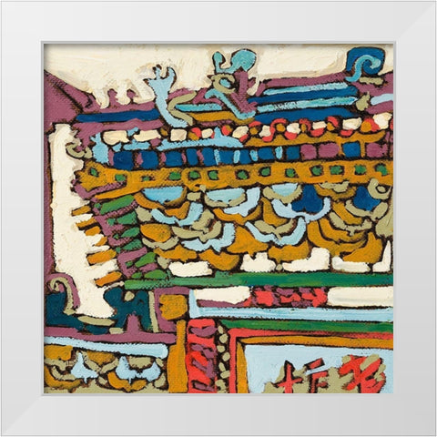 Chinatown VIII White Modern Wood Framed Art Print by Ferrell, Erin McGee