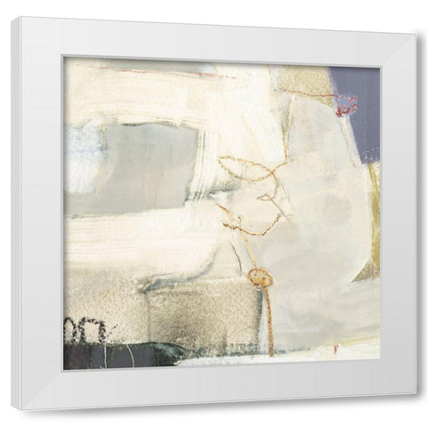 Pique I White Modern Wood Framed Art Print by Jachimiec, Sue