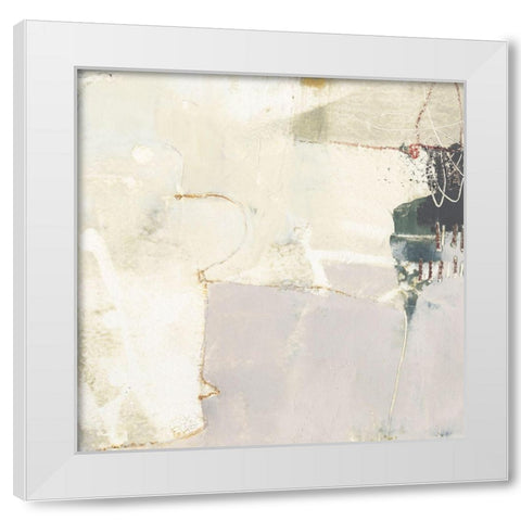 Pique IV White Modern Wood Framed Art Print by Jachimiec, Sue