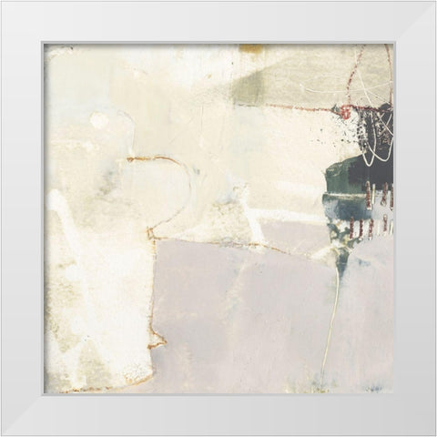 Pique IV White Modern Wood Framed Art Print by Jachimiec, Sue
