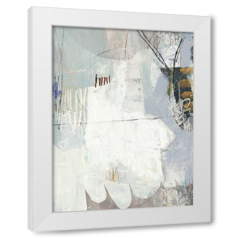 Joule III White Modern Wood Framed Art Print by Jachimiec, Sue