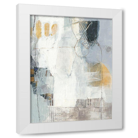 Joule IV White Modern Wood Framed Art Print by Jachimiec, Sue