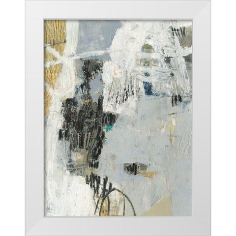 Joule V White Modern Wood Framed Art Print by Jachimiec, Sue