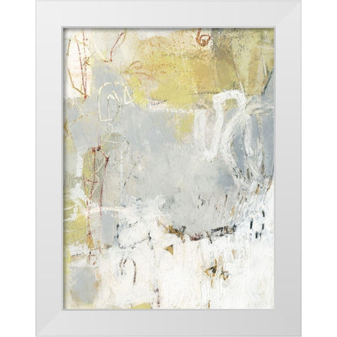 Joule VI White Modern Wood Framed Art Print by Jachimiec, Sue