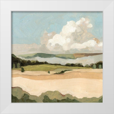 Cumulus Landscape II White Modern Wood Framed Art Print by Scarvey, Emma