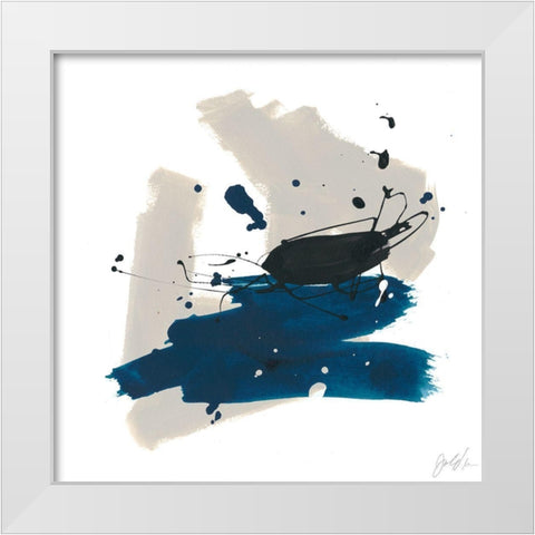 Kanji IX White Modern Wood Framed Art Print by Vess, June Erica