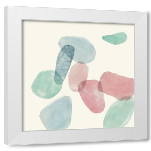 The Lightest Dreams I White Modern Wood Framed Art Print by Wang, Melissa