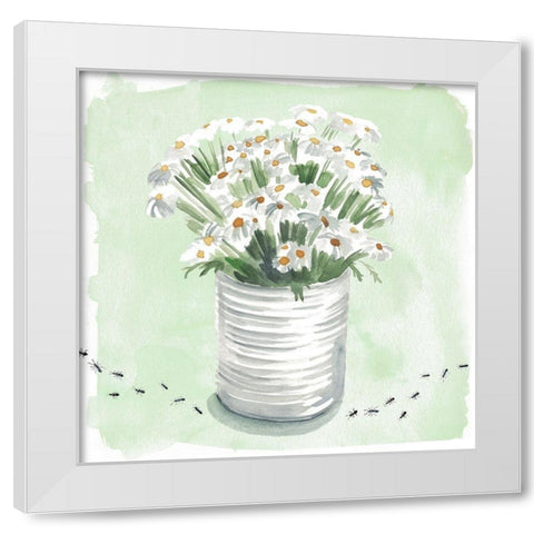 Summer Picnic I White Modern Wood Framed Art Print by Parker, Jennifer Paxton