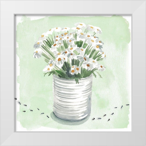 Summer Picnic I White Modern Wood Framed Art Print by Parker, Jennifer Paxton
