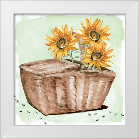 Summer Picnic II White Modern Wood Framed Art Print by Parker, Jennifer Paxton