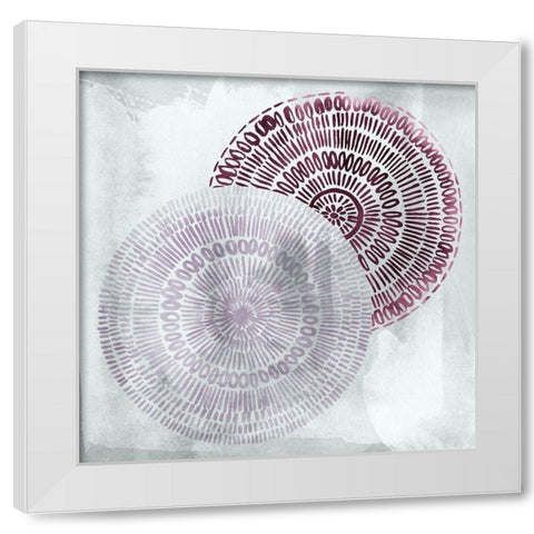 Berry Mandalas II White Modern Wood Framed Art Print by Popp, Grace