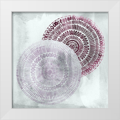 Berry Mandalas II White Modern Wood Framed Art Print by Popp, Grace