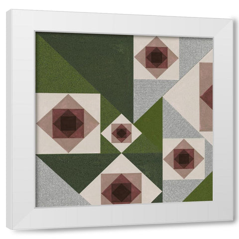 Garden Preview I White Modern Wood Framed Art Print by Wang, Melissa