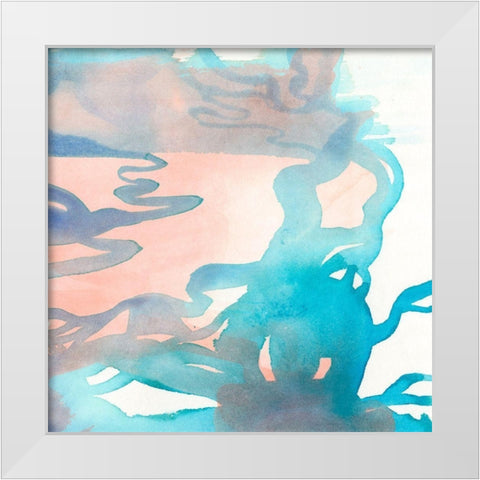 Suffusion II White Modern Wood Framed Art Print by Douglas, Jamie
