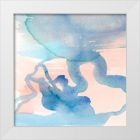 Suffusion III White Modern Wood Framed Art Print by Douglas, Jamie