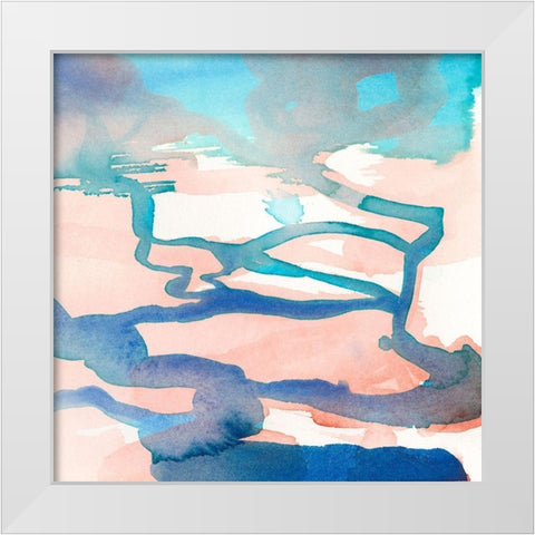 Suffusion IV White Modern Wood Framed Art Print by Douglas, Jamie