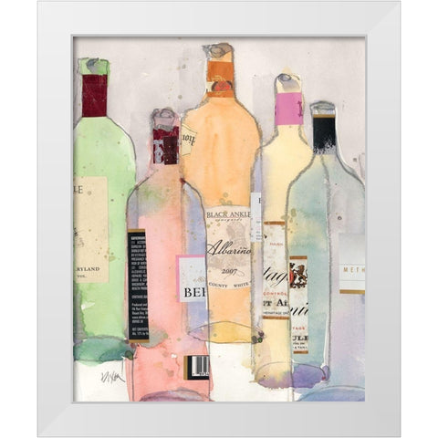 Moscato and the Others II White Modern Wood Framed Art Print by Dixon, Samuel