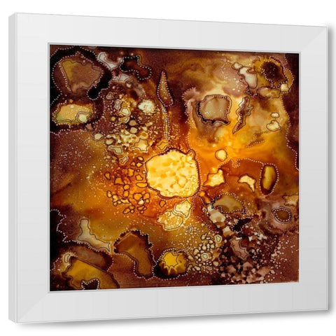 Chestnut Illumination I White Modern Wood Framed Art Print by Moore, Regina