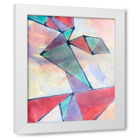 Lucent Shards I White Modern Wood Framed Art Print by Douglas, Jamie