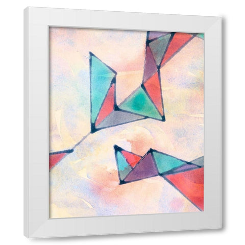 Lucent Shards II White Modern Wood Framed Art Print by Douglas, Jamie
