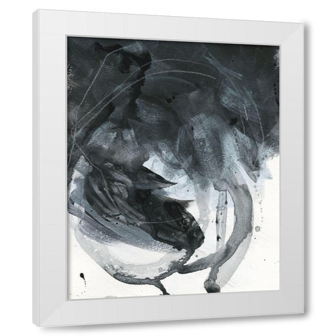 Broken Abstract I White Modern Wood Framed Art Print by Parker, Jennifer Paxton