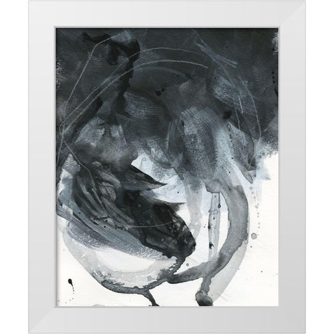 Broken Abstract I White Modern Wood Framed Art Print by Parker, Jennifer Paxton