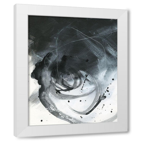 Broken Abstract II White Modern Wood Framed Art Print by Parker, Jennifer Paxton