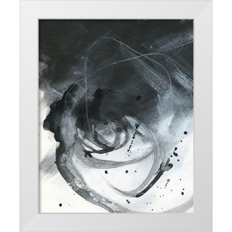 Broken Abstract II White Modern Wood Framed Art Print by Parker, Jennifer Paxton