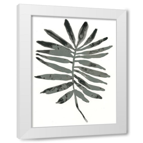 Foliage Fossil VII White Modern Wood Framed Art Print by Vess, June Erica