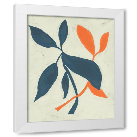 Tropic I White Modern Wood Framed Art Print by Zarris, Chariklia