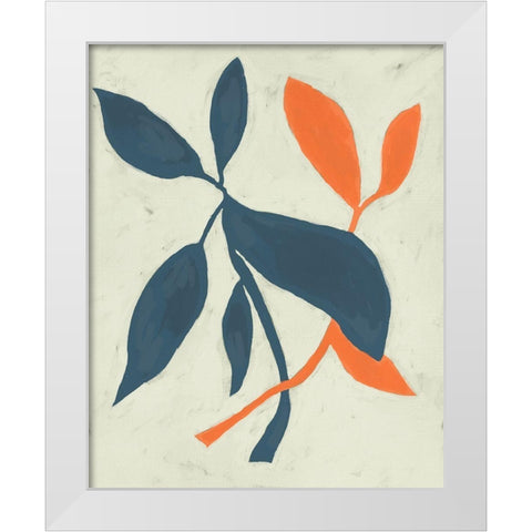 Tropic I White Modern Wood Framed Art Print by Zarris, Chariklia