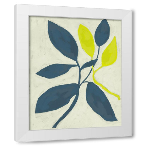 Tropic II White Modern Wood Framed Art Print by Zarris, Chariklia