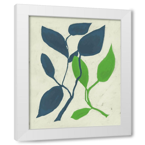 Tropic VI White Modern Wood Framed Art Print by Zarris, Chariklia