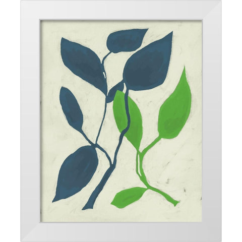 Tropic VI White Modern Wood Framed Art Print by Zarris, Chariklia