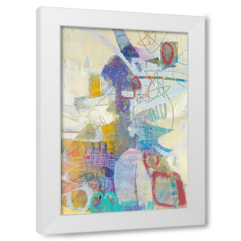 Pascal II White Modern Wood Framed Art Print by Jachimiec, Sue