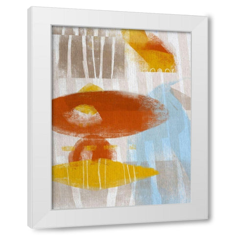 Calder I White Modern Wood Framed Art Print by Deans, Karen