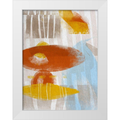 Calder I White Modern Wood Framed Art Print by Deans, Karen