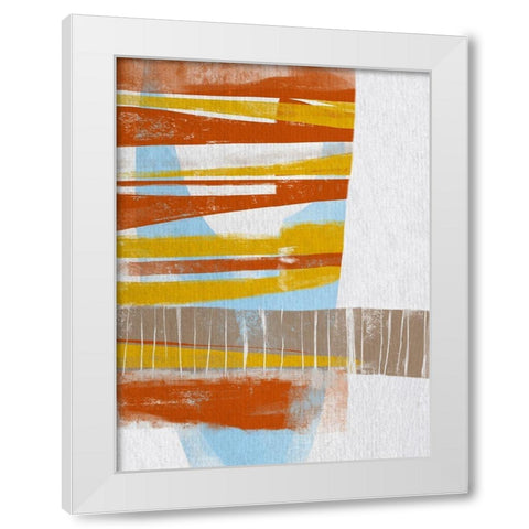 Calder II White Modern Wood Framed Art Print by Deans, Karen