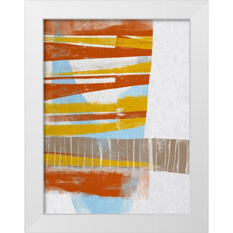 Calder II White Modern Wood Framed Art Print by Deans, Karen