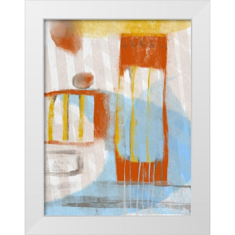 Calder III White Modern Wood Framed Art Print by Deans, Karen