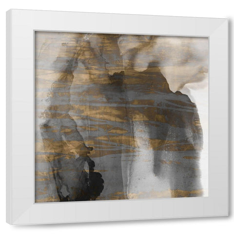 Surface IV White Modern Wood Framed Art Print by Jasper, Sisa