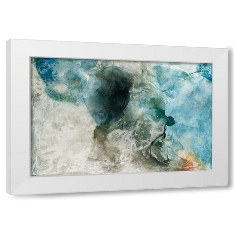 Experiment II White Modern Wood Framed Art Print by Jasper, Sisa