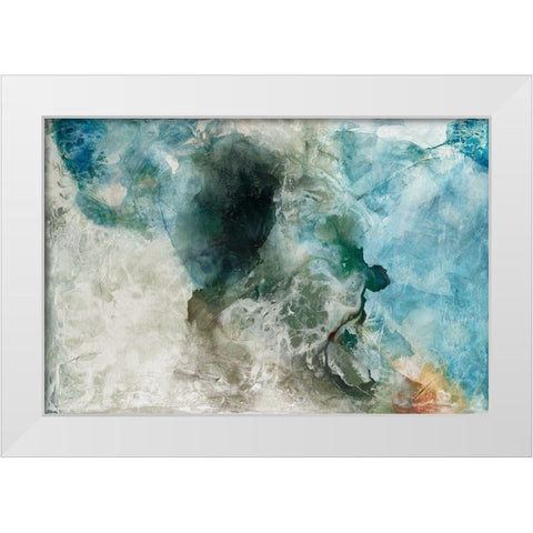 Experiment II White Modern Wood Framed Art Print by Jasper, Sisa